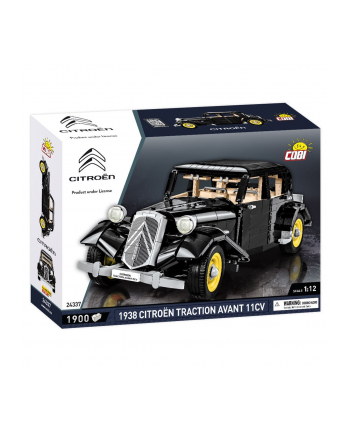 PROMO COBI 24337 Cars Citroen Traction Avant 11CV 1938 1900 klocków
