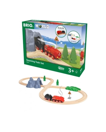ravensburger BRIO 36017 Zestaw z kolejką na parę na baterie nr 1