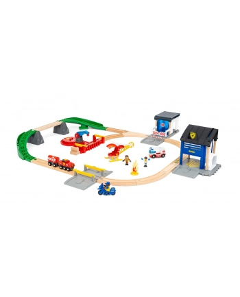 ravensburger PROMO BRIO 36025 Zestaw Deluxe Straż Pożarna i Policja nr 1