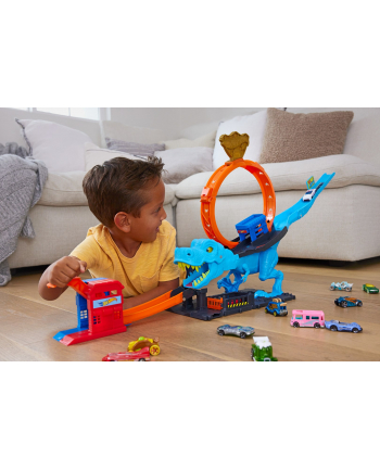 Hot Wheels City Pętla T-rexa Zestaw HKX42 MATTEL