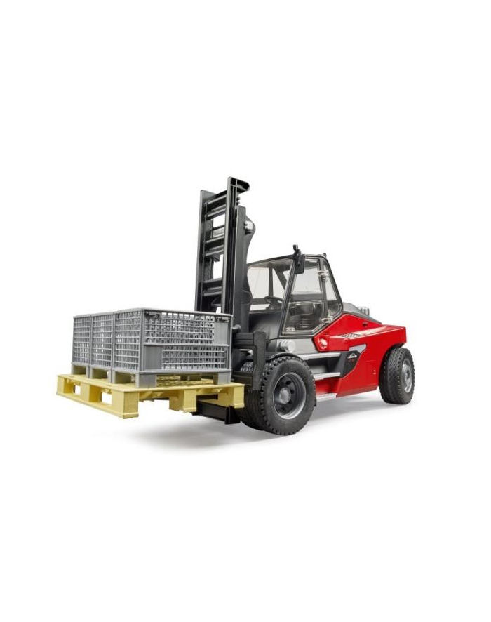 Wózek widłowy Linde HT160 z paletą z z koszem 02513 BRUD-ER główny