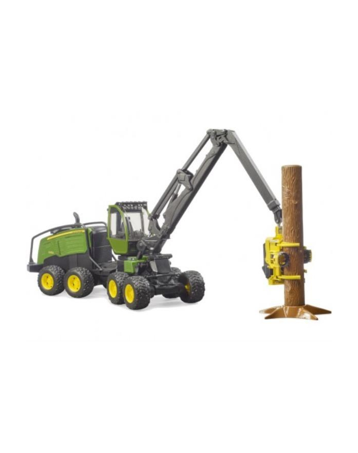 Harwester John Deere 1270G z kontenerem drzewa BRUD-ER główny