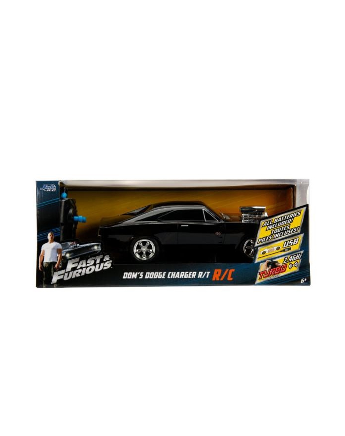 Auto na radio Fast'amp;Furious Szybcy i wściekli Dodge Charger 1970 1:16 Dickie główny