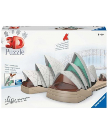ravensburger Puzzle 3D 216el Budynki nocą: Opera w  Sydney 112432 p4