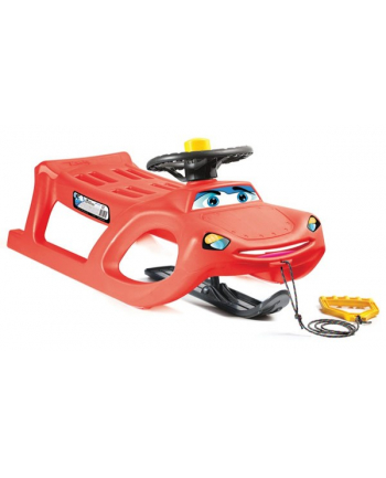 phi promotions bv PROMO Sanki plastikowe CAR DRIVE CONTROL czerwone 7064024