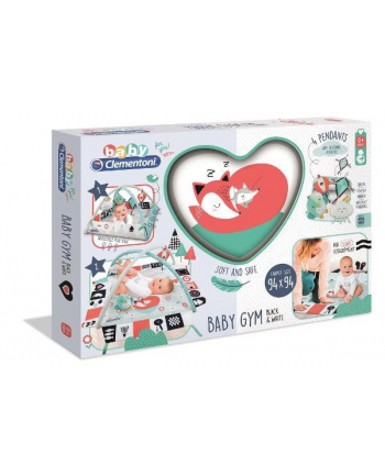 Clementoni Mata gimnastyczna czarno-biała 17357