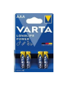 Bateria alkaliczna VARTA LR03 LONGLIFE 4szt/bl - nr 2