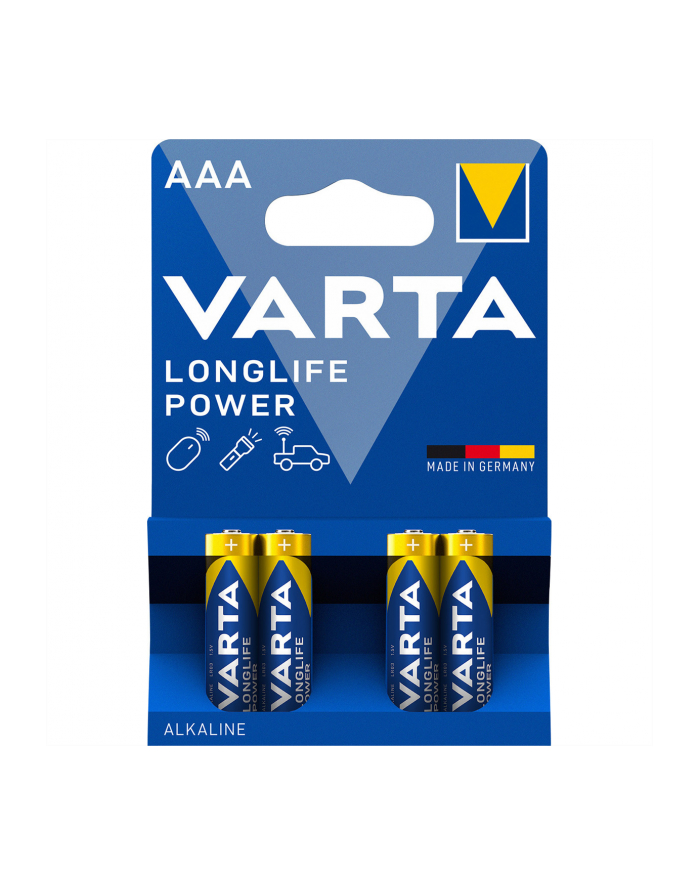 Bateria alkaliczna VARTA LR03 LONGLIFE 4szt/bl główny