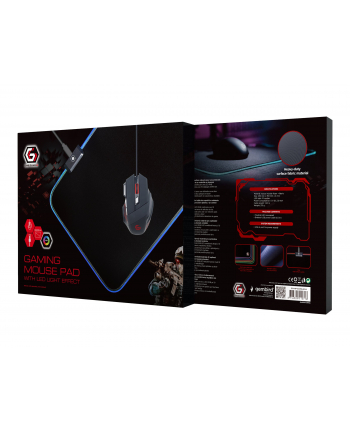 PODKŁADKA POD MYSZ GAMING LED MEDIUM MP-GAMELED-M GEMBIRD