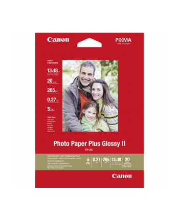 canon PP-201 PHOTO PAPER PLUS II/GLOSSY 13X18 20SHTS nr 1
