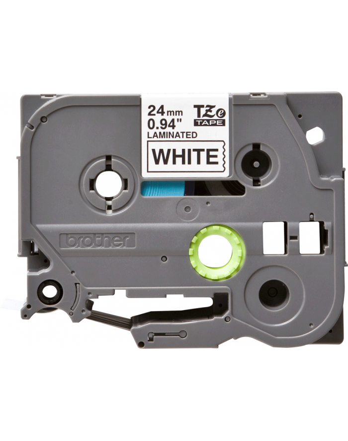 bczerwonyher TZE-251 LAMINATED TAPE 24MM 8M/BLACK ON WHITE główny