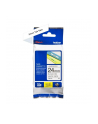 bczerwonyher TZE-251 LAMINATED TAPE 24MM 8M/BLACK ON WHITE - nr 6