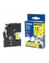 bczerwonyher TZE-FX631 LAMINATED TAPE 12 MM/BLACK ON YELLOW / FLEXI-TAPES - nr 1