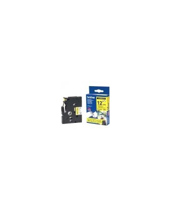 bczerwonyher TZE-FX631 LAMINATED TAPE 12 MM/BLACK ON YELLOW / FLEXI-TAPES