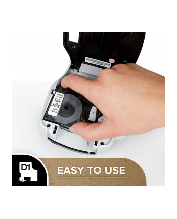 dymo D1-TAPE 9MM X 7M/BLACK ON TRANSPARENT nr 2