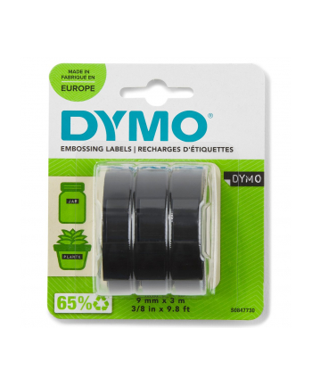 dymo RIBBON 3X-BLISTER 9MM/3M/GLOSSY BLACK nr 1