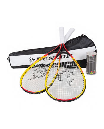 Zestaw do Speedmintona Racketball Set Dunlop żólto-czerwone 762091