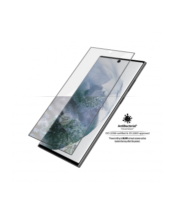 PANZERGLASS SZKŁO HARTOWANE SAMSUNG GALAXY S22 ULTRA 5G ANTYBAKTERYJNE DO ETUI 7295 nr 1
