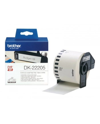 bczerwonyher DK CONTINUOUS LABELS WHITE/F/ QL-500/550 PAPER 3048M 62MM