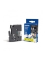 bczerwonyher TZE-335 LAMINATED TAPE 12MM 8M/WHITE ON BLACK - nr 8