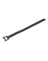 Opaski zaciskowe na rzep Gembird 210 mm x 12 mm czarne (100 szt) - nr 2