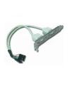 Gniazdo, śledź Gembird CC-USB-RECEPTACLE do obudowy 2x USB 20 - nr 1