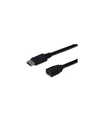 assmann Kabel DP/DP M/Ż z zatrzaskiem czarny 2m Displayport 12 4K 60Hz UHD