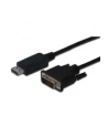 assmann Kabel DP/DVI-D (24+1) M/M z zatrzaskiem czarny 2m Displayport 1080p 60Hz FHD - nr 5