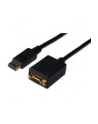 assmann Kabel DP/DSUB15 M/Ż z zatrzaskiem czarny 0,15m Displayport 1080p 60Hz FHD - nr 1
