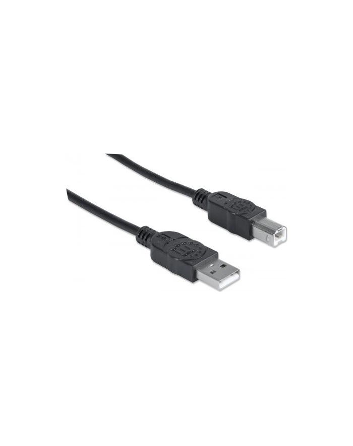manhattan Kabel USB 20 AM-BM 18m do Drukarki Czarny Ekranowany główny