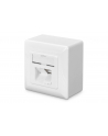 digitus Gniazdo podtynkowe / natynkowe 2x RJ45, ekranowane, LSA, kat6, pole opisowe, p/kurz, kolor biały - nr 6