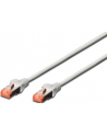 digitus Kabel krosowy (patch cord) RJ45-RJ45, kat6, S/FTP, AWG 27/7, LSOH, 2m, szary - nr 4