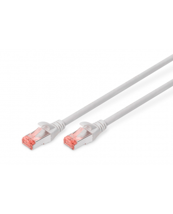 digitus Kabel krosowy (patch cord) RJ45-RJ45, kat6, S/FTP, AWG 27/7, LSOH, 5m, szary