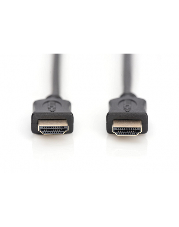 assmann Kabel połączeniowy HDMI 14 High Speed Ethernet 1080p60Hz FHD HDMI A/HDMI A M/M czarny 2m główny