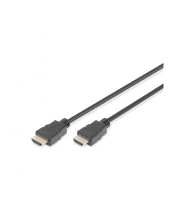 assmann Kabel połączeniowy HDMI 14 High Speed Ethernet 1080p60Hz FHD HDMI A/HDMI A M/M czarny 3m