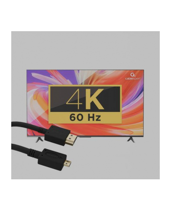 KABEL HDMI-MICRO HDMI 3M V20 BLK CC-HDMID-10 GEMBIRD