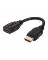 manhattan Przedłużacz Kabel HDMI-HDMI 20 M/F 20cm Ethernet 4K*60Hz - nr 1