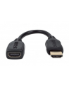 manhattan Przedłużacz Kabel HDMI-HDMI 20 M/F 20cm Ethernet 4K*60Hz - nr 3