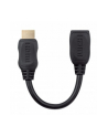 manhattan Przedłużacz Kabel HDMI-HDMI 20 M/F 20cm Ethernet 4K*60Hz - nr 4