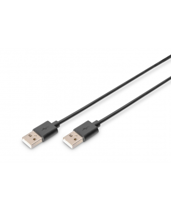 assmann Kabel USB A/USB A M/M czarny 1m USB 20 HighSpeed
