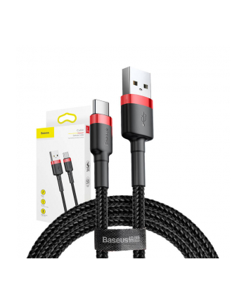 CABLE USB TO USB-C 05M/RED/BLACK CATKLF-A91 BAS(wersja europejska)S