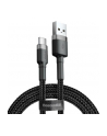 KABEL USB-A -'gt; USB-C Baseus Cafule CATKLF-AG1 50cm 3A QC 30 CZARNO-SZARY W NYLONOWYM OPLOCIE - nr 3