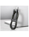 KABEL USB-A -'gt; USB-C Baseus Cafule CATKLF-AG1 50cm 3A QC 30 CZARNO-SZARY W NYLONOWYM OPLOCIE - nr 9