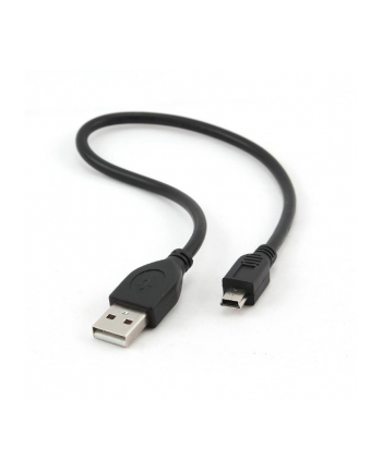 KABEL USB2 AM-MINI 30CM BLACK CCP-USB2-AM5P-1 GEMBIRD