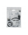Kabel przedłużacz USB 20 Gembird AM-AF 0,75 m (czarny) - nr 3