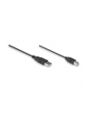 manhattan Kabel USB 20 AM-BM 18m do Drukarki Czarny Ekranowany - nr 1