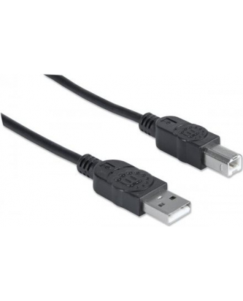 manhattan Kabel USB 20 AM-BM 18m do Drukarki Czarny Ekranowany