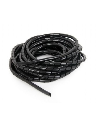 Organizer kabli - spiralny, średnica 12mm długość 10m (czarna) Gembird nr 1