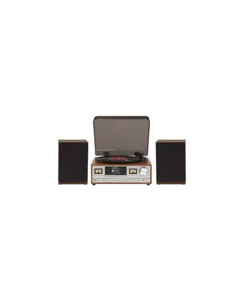 Retro wieża stereo Denver MRD-52 z gramofonem light wood nr 2