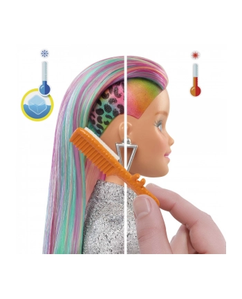 mattel BARBIE Fryzura Kolorowa Panterka Lalka GRN81 nr 1